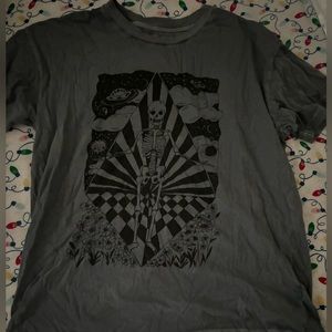 Gray/blue tee shirt American Eagle